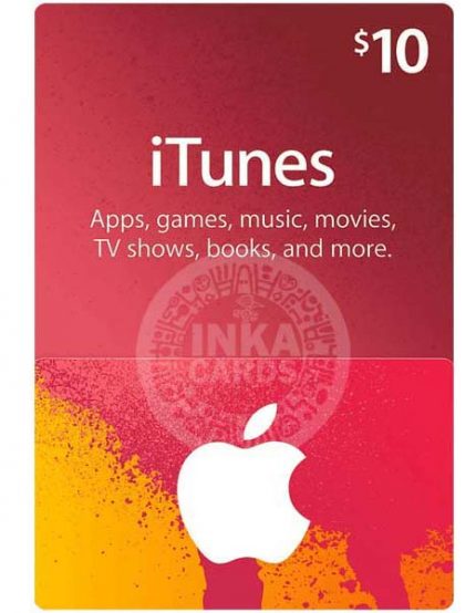 $10 USA iTunes AppStore Gift Card