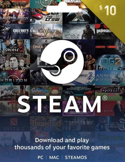 $10 Steam Tarjeta de Regalo Global