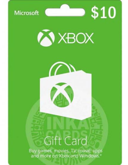 $10 USA Xbox Tarjeta de Regalo