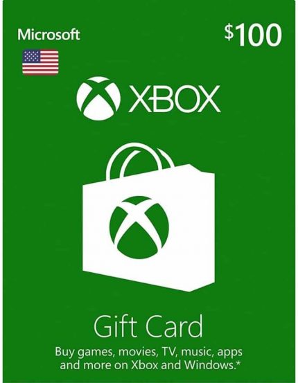 $100 USA Xbox Tarjeta de Regalo