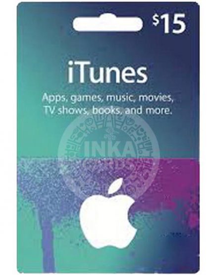 $15 USA iTunes AppStore Gift Card