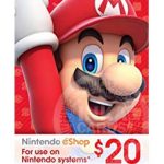 $20 USA Nintendo Eshop Tarjeta de Regalo