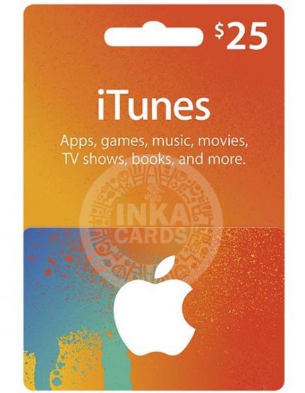 $25 USA iTunes AppStore Gift Card