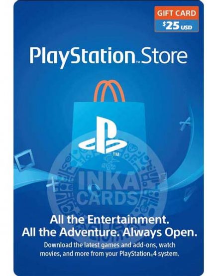 $25 USA Playstation Network Card PSN