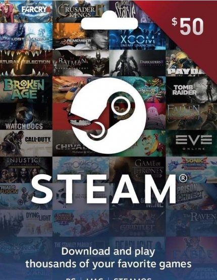 $50 Steam Tarjeta de Regalo Global