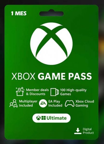 1 mes Xbox Game Pass Ultimate membresía